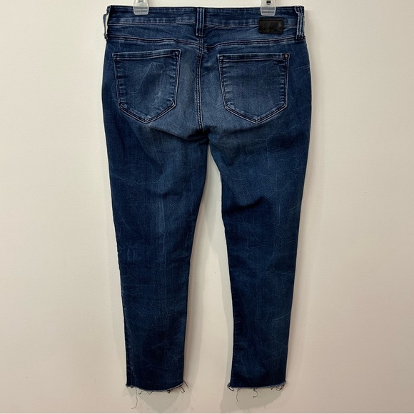 MAVI, “Alexa” Skinny Jeans, Frayed Hem, Blue Wash, Sz 10?/12? - Picture 7 of 11